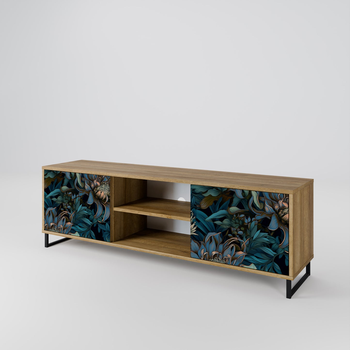 Mobile TV TWILIGHT BLOOM a 2 ante in effetto rovere