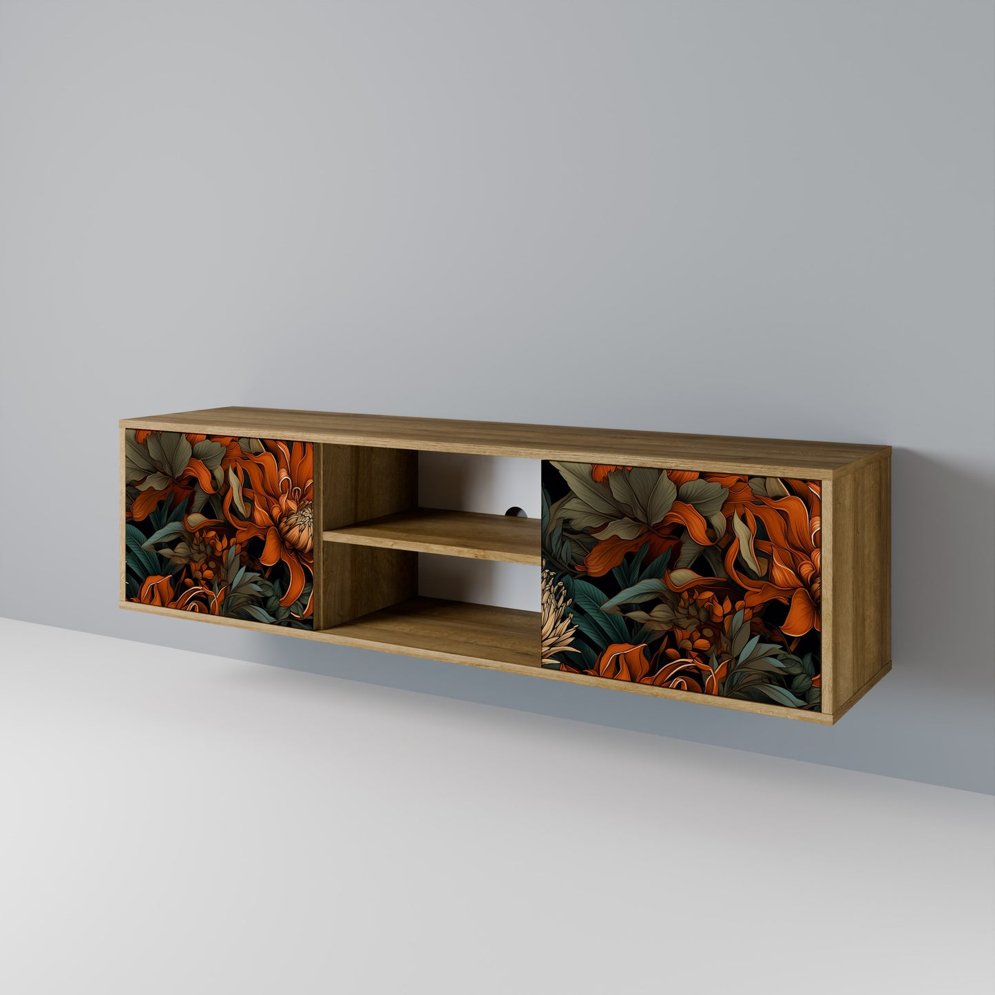DAWN BLOOM Mobile TV a 2 ante in effetto rovere