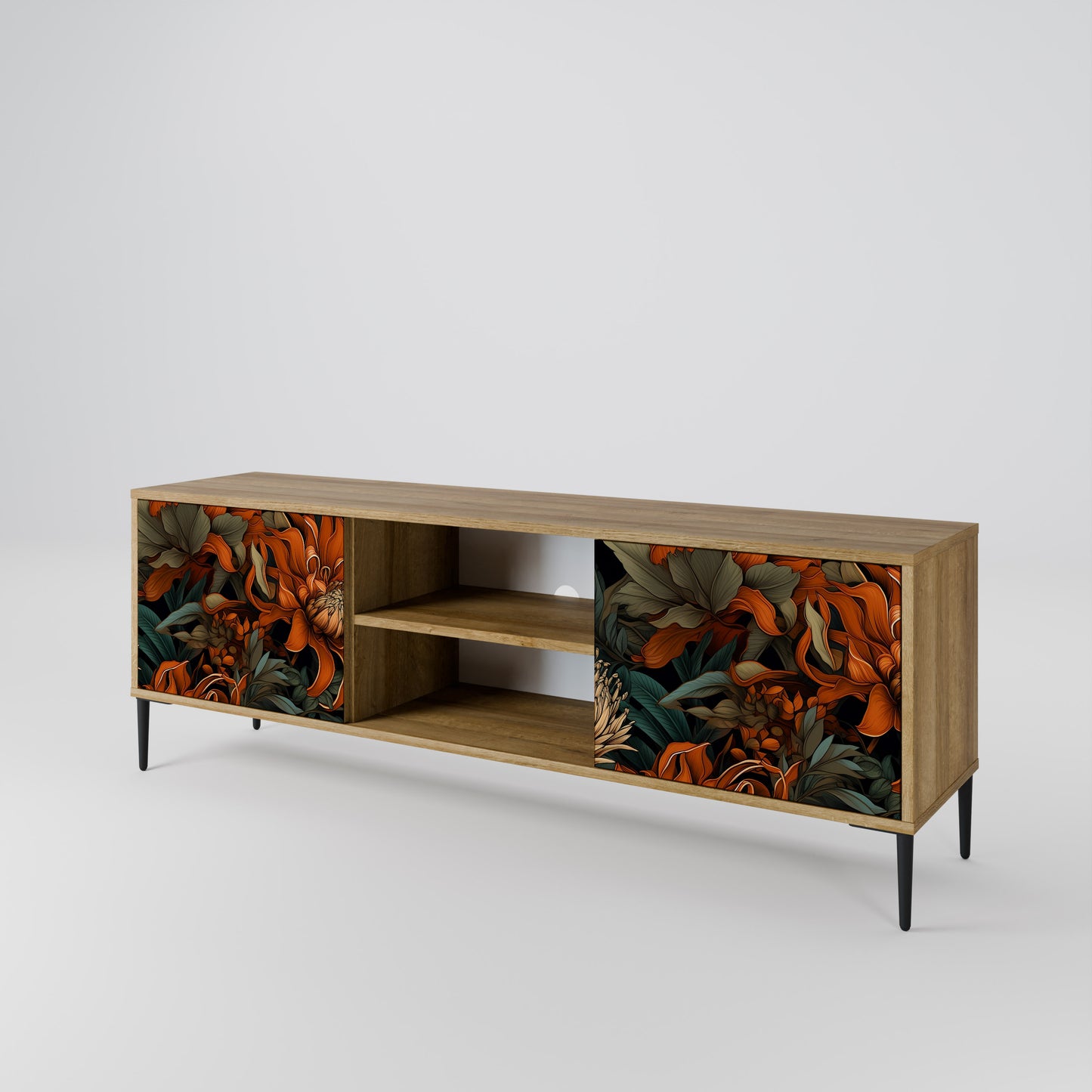 DAWN BLOOM Mobile TV a 2 ante in effetto rovere