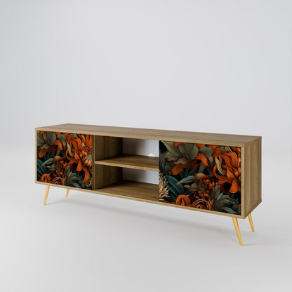 DAWN BLOOM Mobile TV a 2 ante in effetto rovere