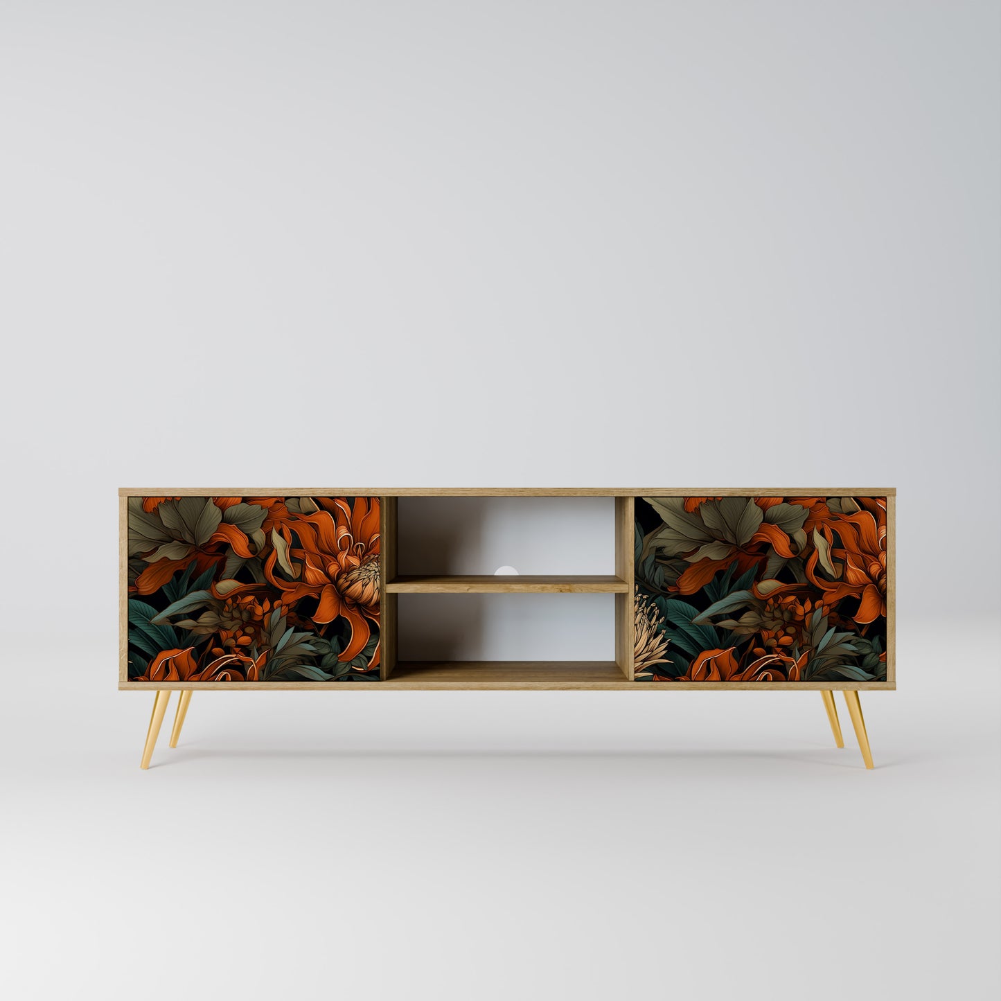 DAWN BLOOM Mobile TV a 2 ante in effetto rovere