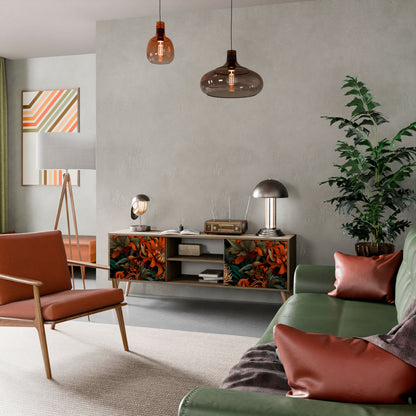 DAWN BLOOM Mobile TV a 2 ante in effetto rovere