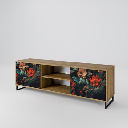 Mobile TV IMAGINARY BLOSSOM a 2 ante in effetto rovere