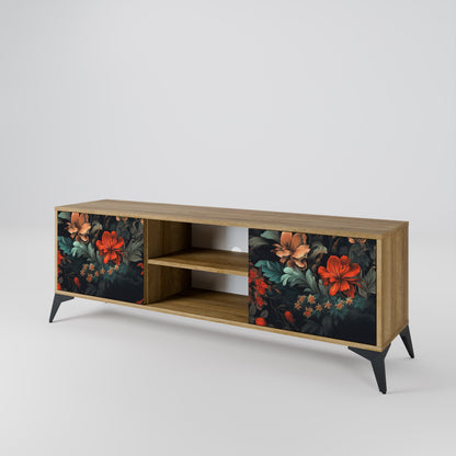 Mobile TV IMAGINARY BLOSSOM a 2 ante in effetto rovere