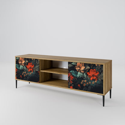 Mobile TV IMAGINARY BLOSSOM a 2 ante in effetto rovere