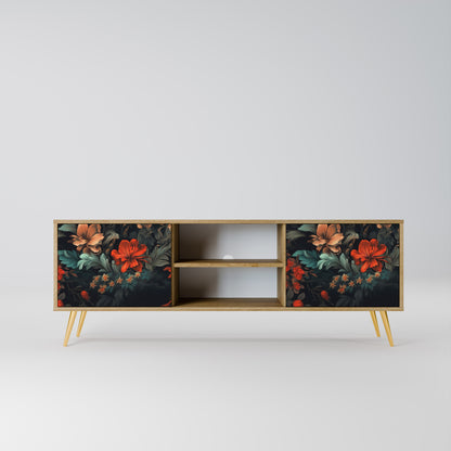 Mobile TV IMAGINARY BLOSSOM a 2 ante in effetto rovere