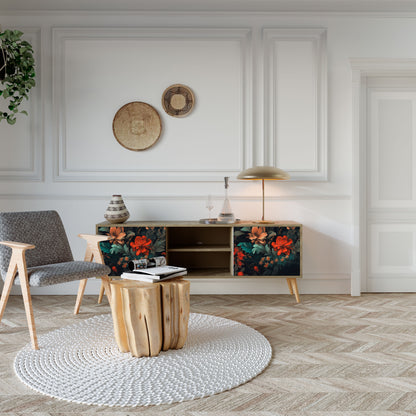 Mobile TV IMAGINARY BLOSSOM a 2 ante in effetto rovere