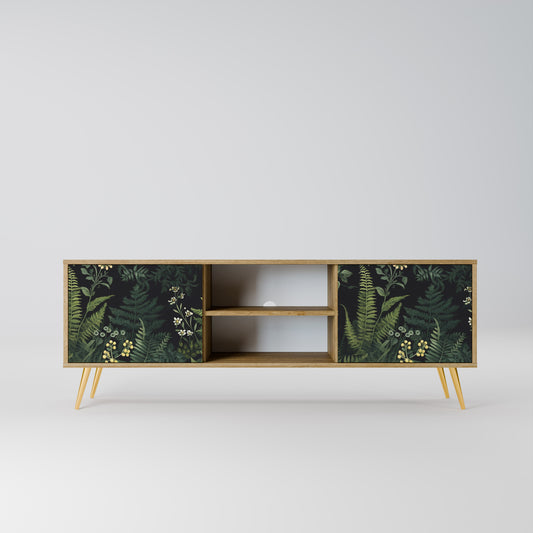 Mobile TV a 2 ante FERN FLOWERS in effetto rovere