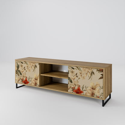 Mobile TV BLOOMING HARMONY a 2 ante in effetto rovere