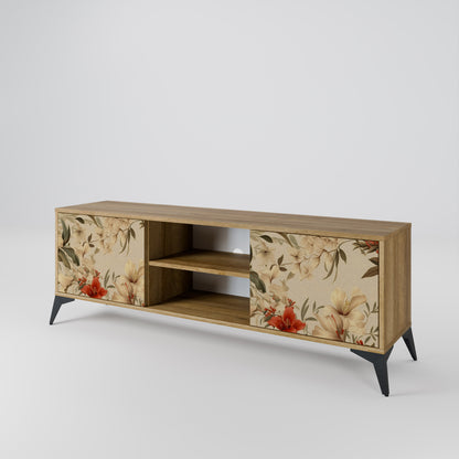Mobile TV BLOOMING HARMONY a 2 ante in effetto rovere