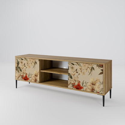 Mobile TV BLOOMING HARMONY a 2 ante in effetto rovere