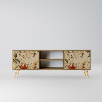 Mobile TV BLOOMING HARMONY a 2 ante in effetto rovere
