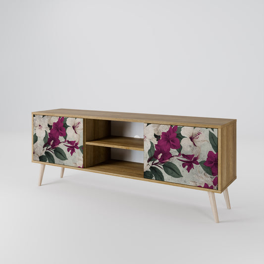 Mobile TV FLOWERET DREAM a 2 ante in effetto rovere