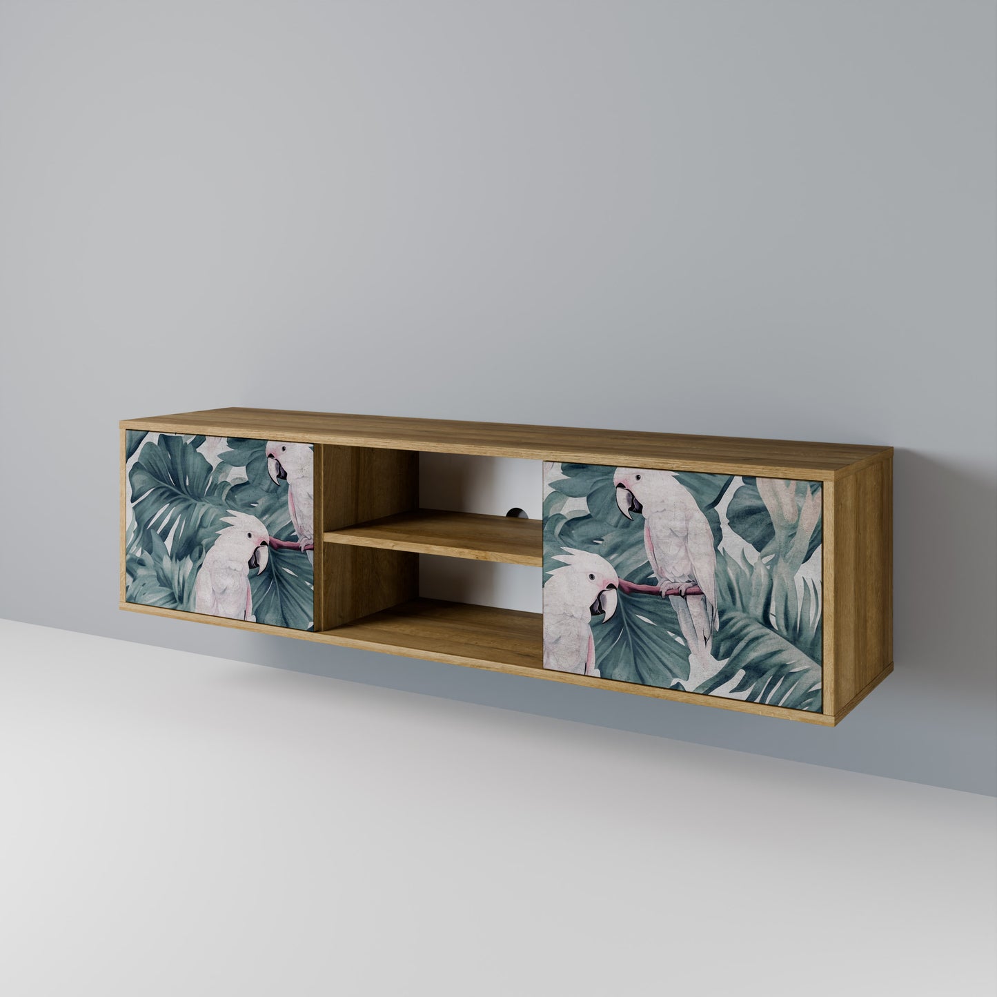 Mobile TV POPINJAY LOOK a 2 ante in effetto rovere