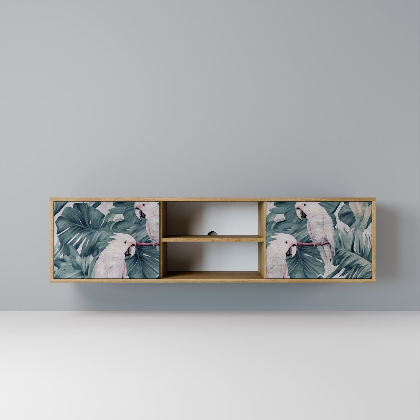 Mobile TV POPINJAY LOOK a 2 ante in effetto rovere