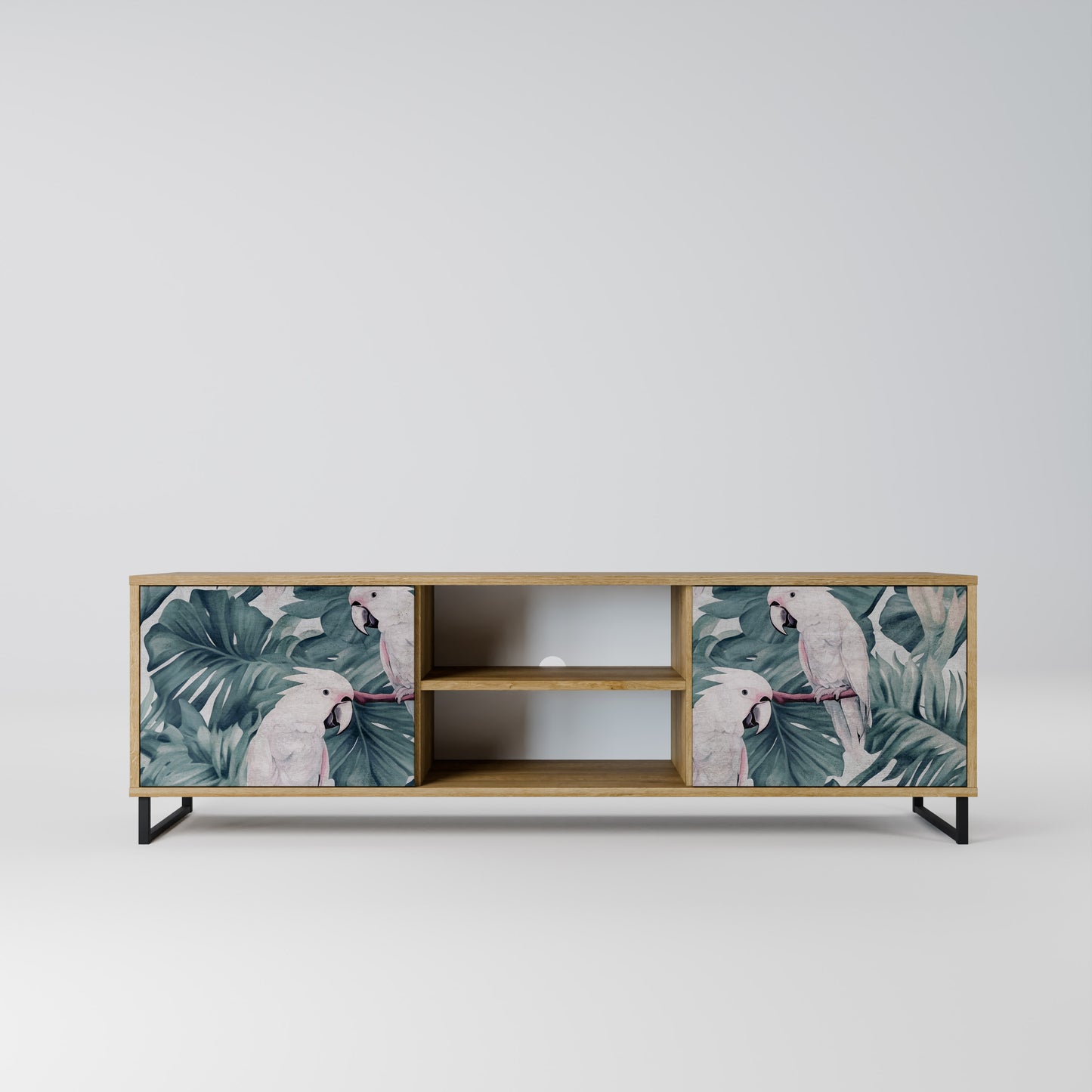 Mobile TV POPINJAY LOOK a 2 ante in effetto rovere