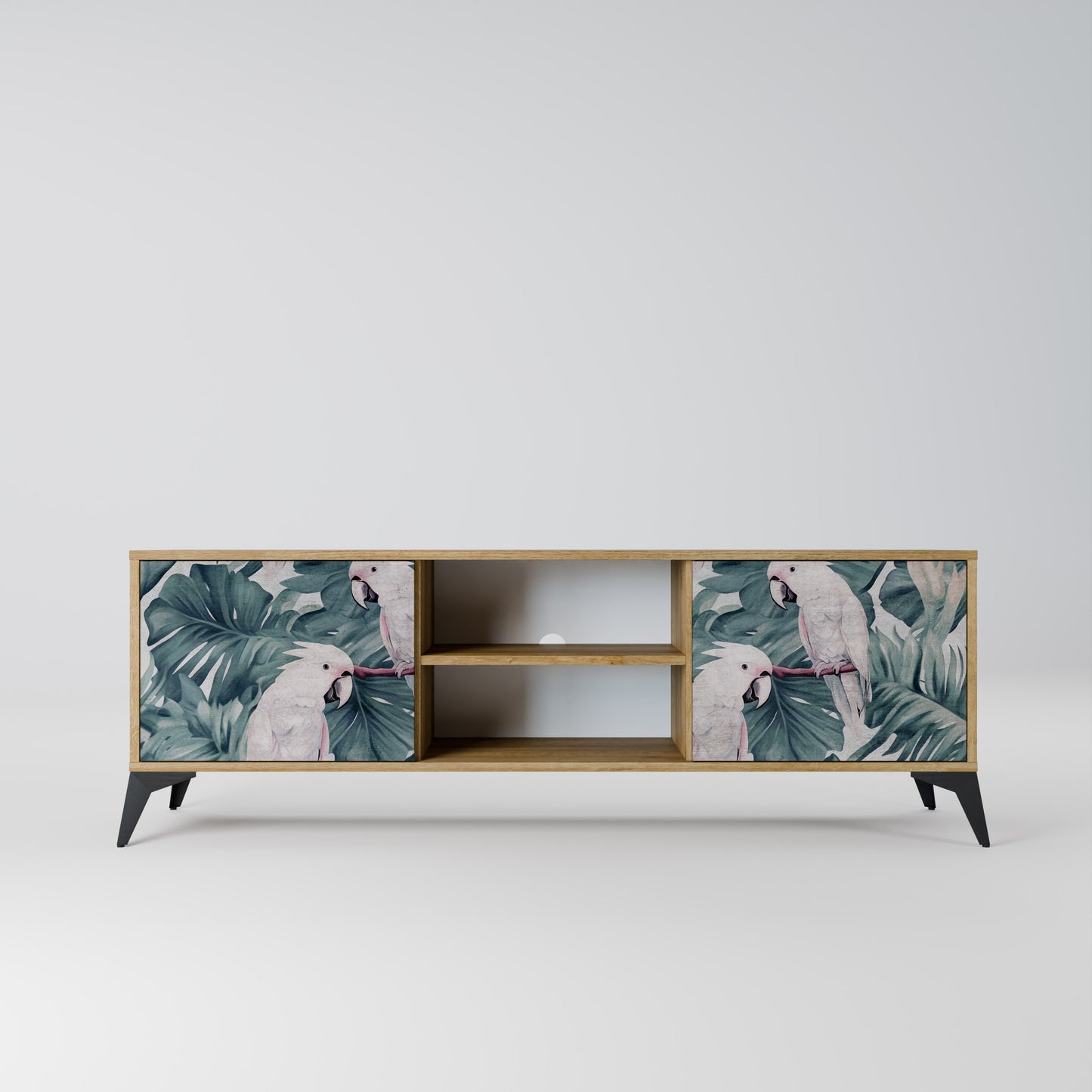 Mobile TV POPINJAY LOOK a 2 ante in effetto rovere