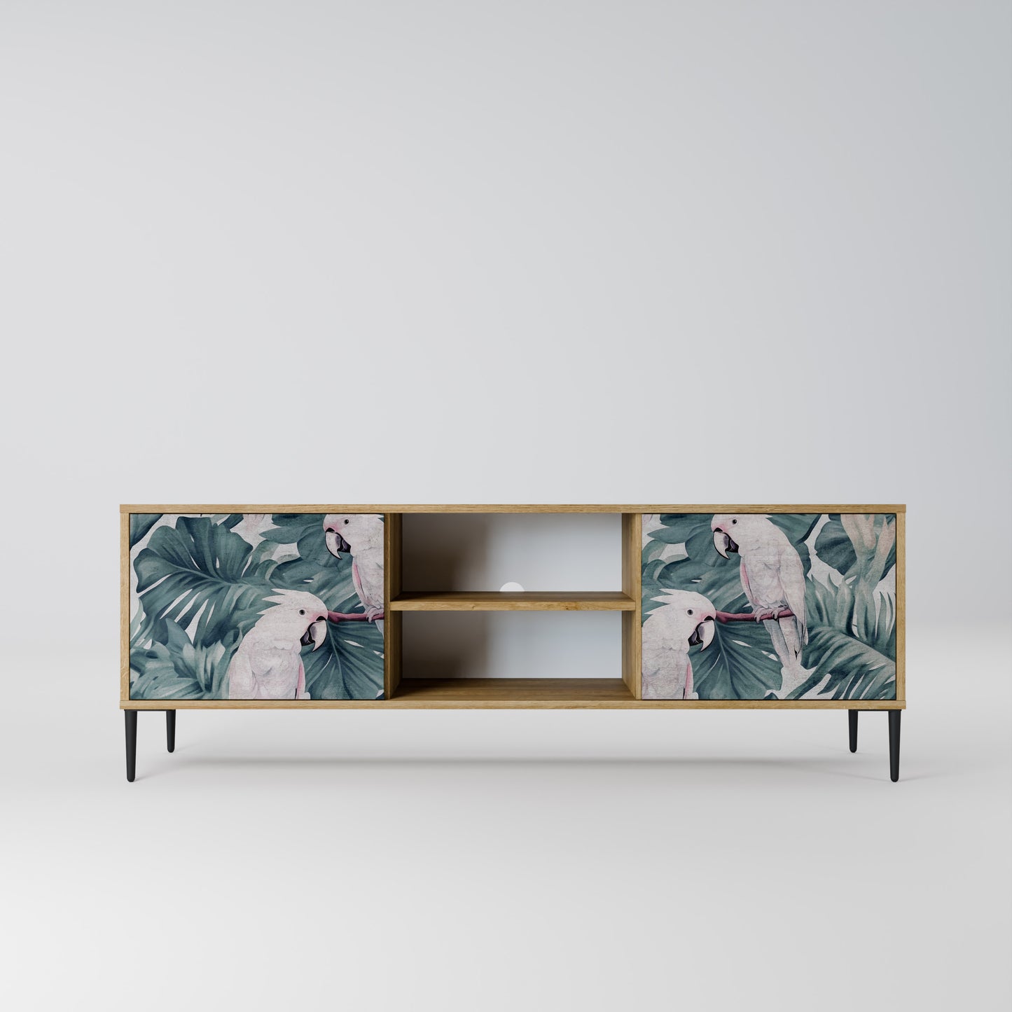 Mobile TV POPINJAY LOOK a 2 ante in effetto rovere
