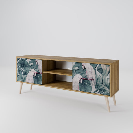 Mobile TV POPINJAY LOOK a 2 ante in effetto rovere