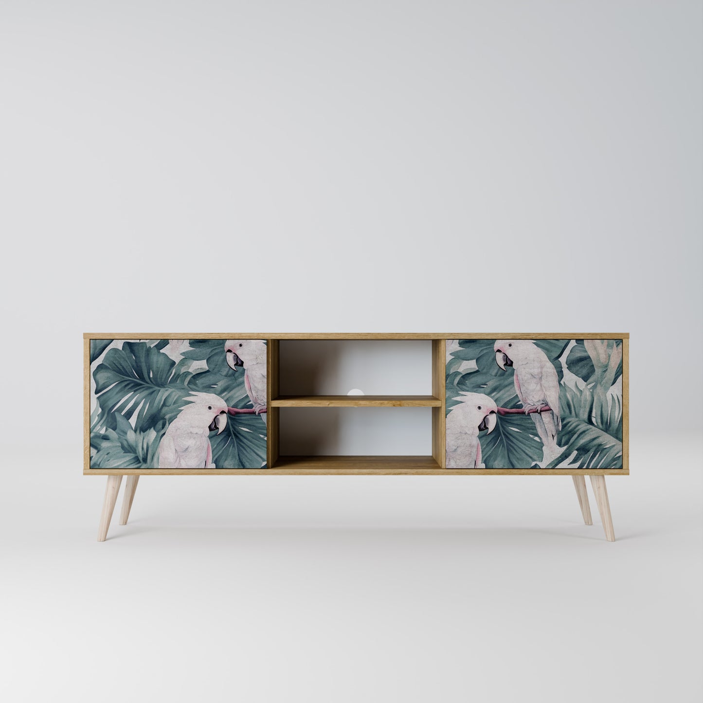 Mobile TV POPINJAY LOOK a 2 ante in effetto rovere