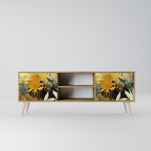 Mobile TV a 2 ante SUNKISSED LILY in effetto rovere