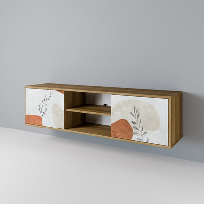 TRANQUIL TWIG Mobile TV a 2 ante in effetto rovere