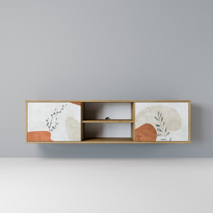 TRANQUIL TWIG Mobile TV a 2 ante in effetto rovere