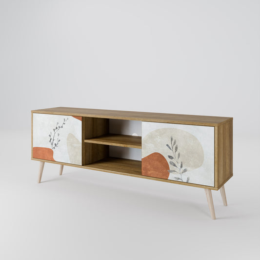TRANQUIL TWIG Mobile TV a 2 ante in effetto rovere