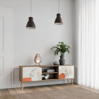 TRANQUIL TWIG Mobile TV a 2 ante in effetto rovere