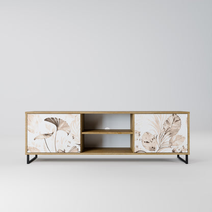 WILD TENDERNESS 2-Door TV Stand in Oak Effect