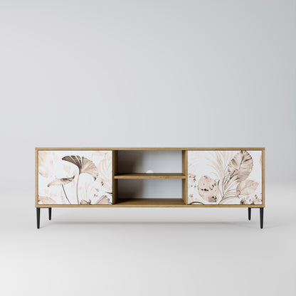 WILD TENDERNESS 2-Door TV Stand in Oak Effect