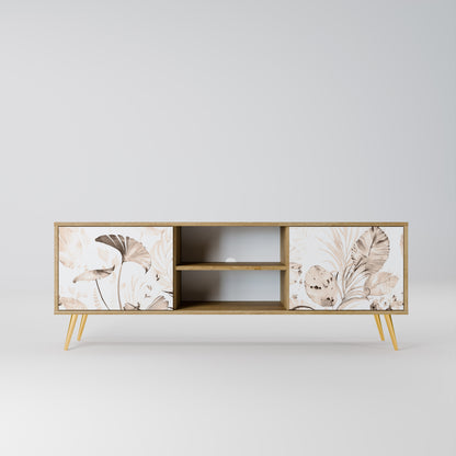 WILD TENDERNESS 2-Door TV Stand in Oak Effect