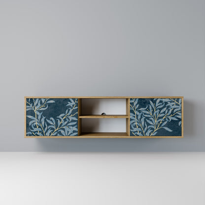 Mobile TV BLUE LEAVES a 2 ante effetto rovere