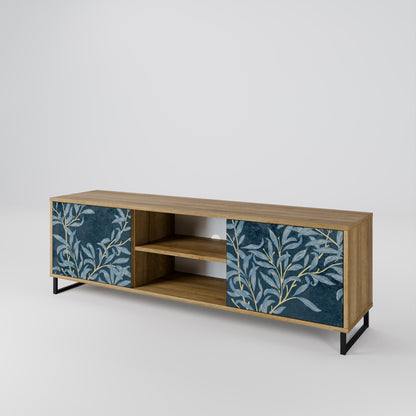 Mobile TV BLUE LEAVES a 2 ante effetto rovere