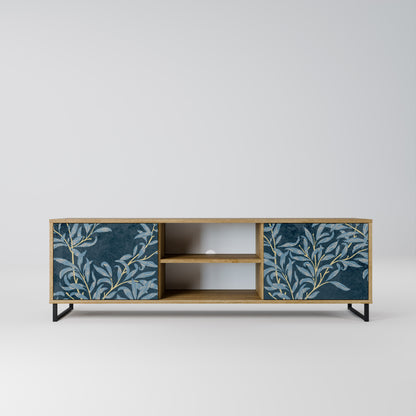 Mobile TV BLUE LEAVES a 2 ante effetto rovere