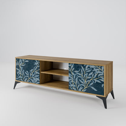 Mobile TV BLUE LEAVES a 2 ante effetto rovere