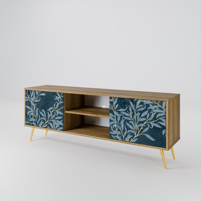 Mobile TV BLUE LEAVES a 2 ante effetto rovere