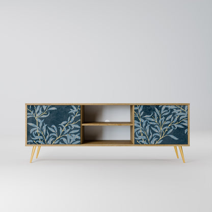 Mobile TV BLUE LEAVES a 2 ante effetto rovere
