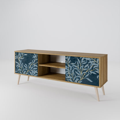 Mobile TV BLUE LEAVES a 2 ante effetto rovere