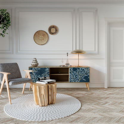 Mobile TV BLUE LEAVES a 2 ante effetto rovere