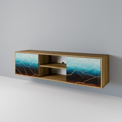Mobile TV LUNAR SECRETS a 2 ante in effetto rovere