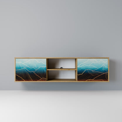 Mobile TV LUNAR SECRETS a 2 ante in effetto rovere