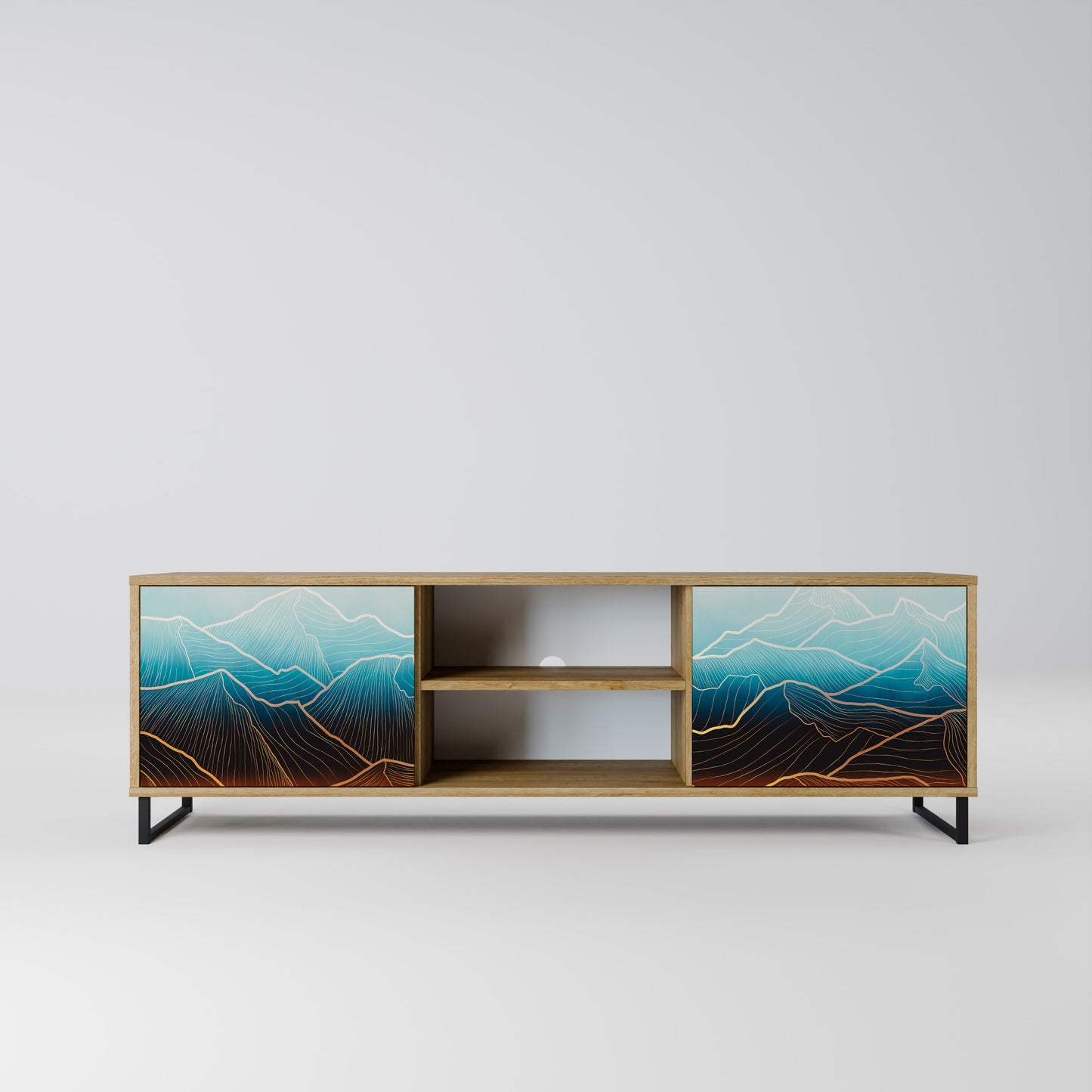 Mobile TV LUNAR SECRETS a 2 ante in effetto rovere