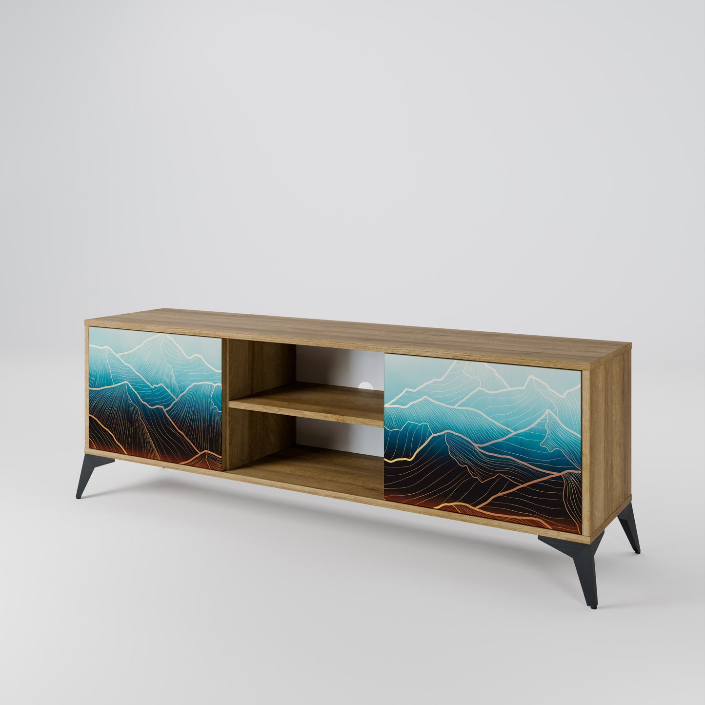 Mobile TV LUNAR SECRETS a 2 ante in effetto rovere
