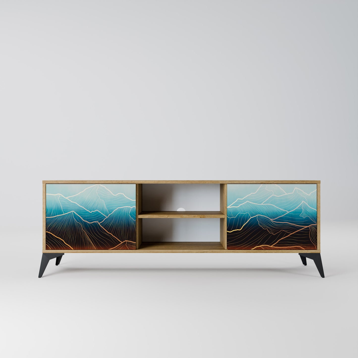 Mobile TV LUNAR SECRETS a 2 ante in effetto rovere