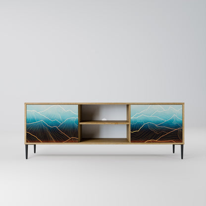Mobile TV LUNAR SECRETS a 2 ante in effetto rovere