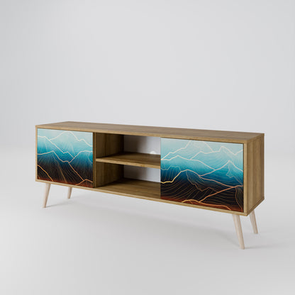 Mobile TV LUNAR SECRETS a 2 ante in effetto rovere
