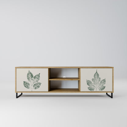 GREEN LEAFY STAMPS Mobile TV a 2 ante effetto rovere