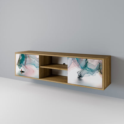 Mobile TV VELVET CROSSING a 2 ante effetto rovere