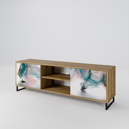 Mobile TV VELVET CROSSING a 2 ante effetto rovere